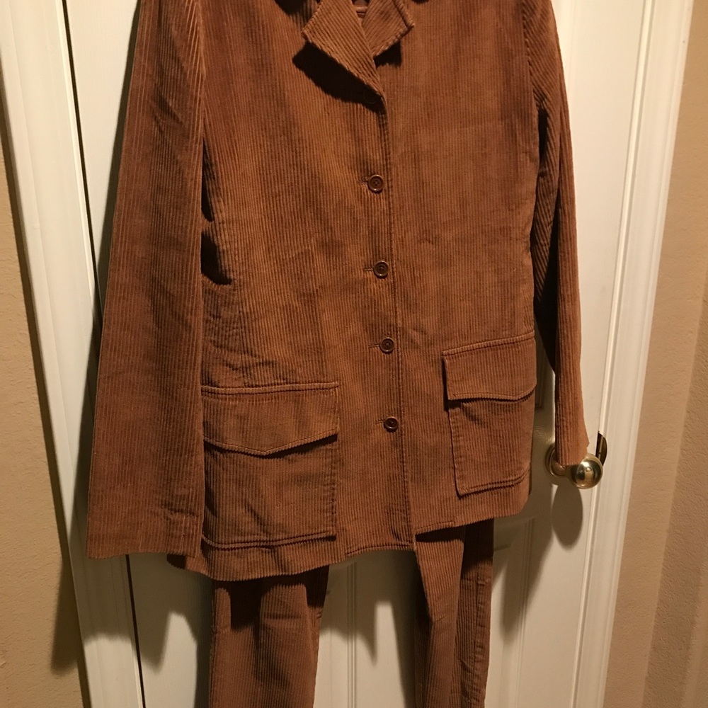 Two Piece Corduroy Suit